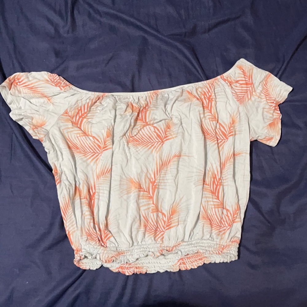 forever 21 off shoulder crop top